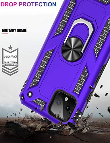 Coque Google Pixel 4 évite les écrans brisés violette antichoc
