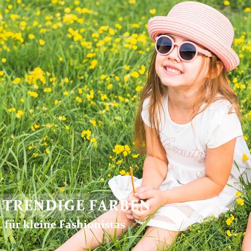 Jiaanle Baby-Sonnenbrille für 1-3,5 Jahre, Kleinkinder-Sonnenbrille polarisiert mit UV400-Schutz – Flexibler TPEE-Rahmen