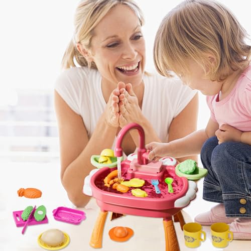 Évier de jeu avec eau pour occuper les enfants sans gaspillage à la maison