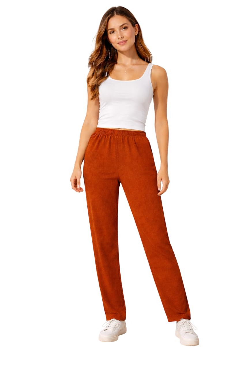 Sankeshwar Taj - Women’s High Waist Elastic Leggings | Soft Stretch Slim Fit Pants | Comfortable Casual & Lounge Wear for Daily | Everyday Casual, Workout & Travel Wear-image-18