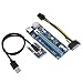 Produktbild VBESTLIFE PCI-E zu PCI Express16x 6-poliger Extender-Riser-Adapter mit SATA-Netzkabel zum Extrahieren externer Grafikkarten für Laptops