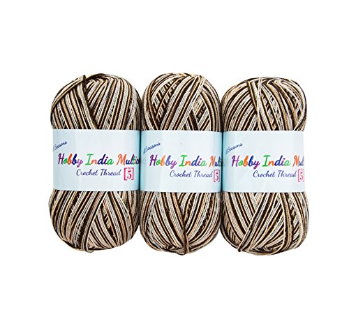 Ganga Acrowools Hobby India Crochet Thread For All Seasonscrochey,400Mtr- 100Gm- 85/ Each Ball