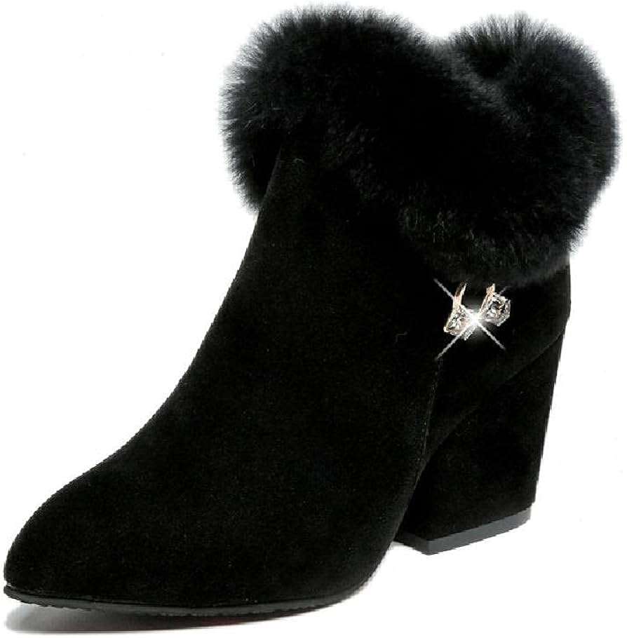 Fur dress boots Clearance