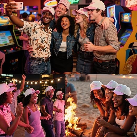 Funny Gag Trucker Hat Better Late Than Pregnant -Embroidery Funny Hats Adjustable Baseball Cap for Men Womenpink - Image 4