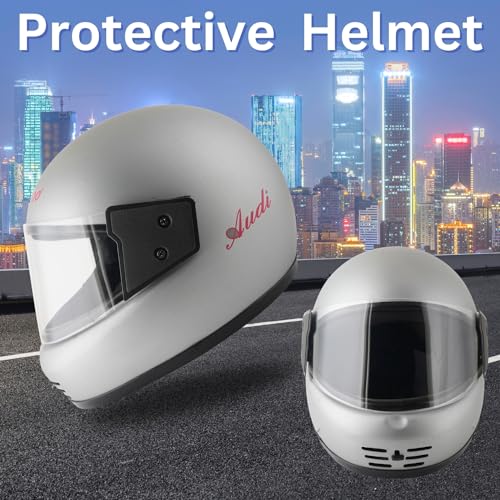 Image of Sage Square Audi Full Face Clear Visor Helmet | ISI Certified | High Standard Safety | Extra Comfort & Stylish