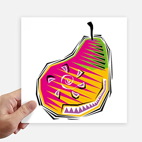 Autocollant poire Mexique DIYthinker de 20 cm pour déco murale et pc