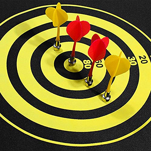 Image of Zest 4 Toyz 18 Inch Magnetic Dart Board for Kids and Adults Double Sided Dartboard Game with 4 Magnetic Darts Indoor Outdoor Target Game for Family Party and Gift