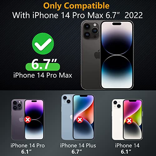 Fotbor For [3+3 Pack] Iphone 14 Pro Max Screen Protector With Camera Lens Protector, 9H Shatterproof Tempered Glass Film With Easy Installation Frame, Hd Clear Sensitive Full Coverage 6.7 Inch #TOP1
