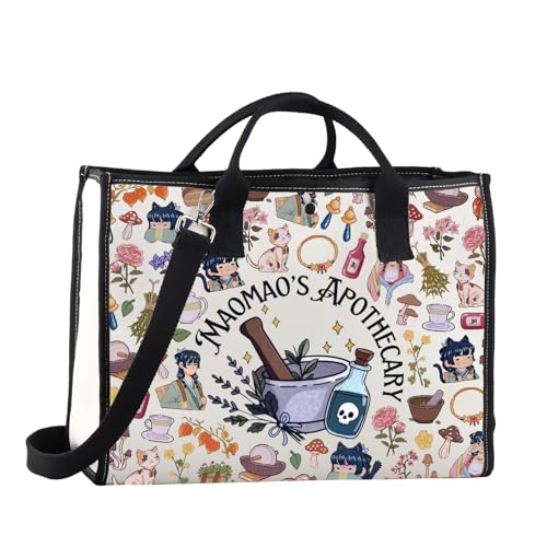 Sac fourre-tout en toile pour fan d'anime et étudiante en médecine