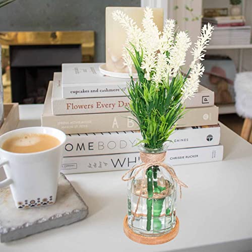 Artora Plant Propagation Station Desktop Glass Planter Terrarium With Wooden Tray Indoor Decorative Flower Vase Hydroponic Plant Jar Centerpiece Decor For Home Office Table (3Pcs) #TOP7