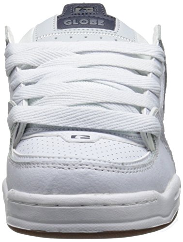 Image of Globe Mens Fusion Skate Shoes, White /Navy /Grey, 14 M US