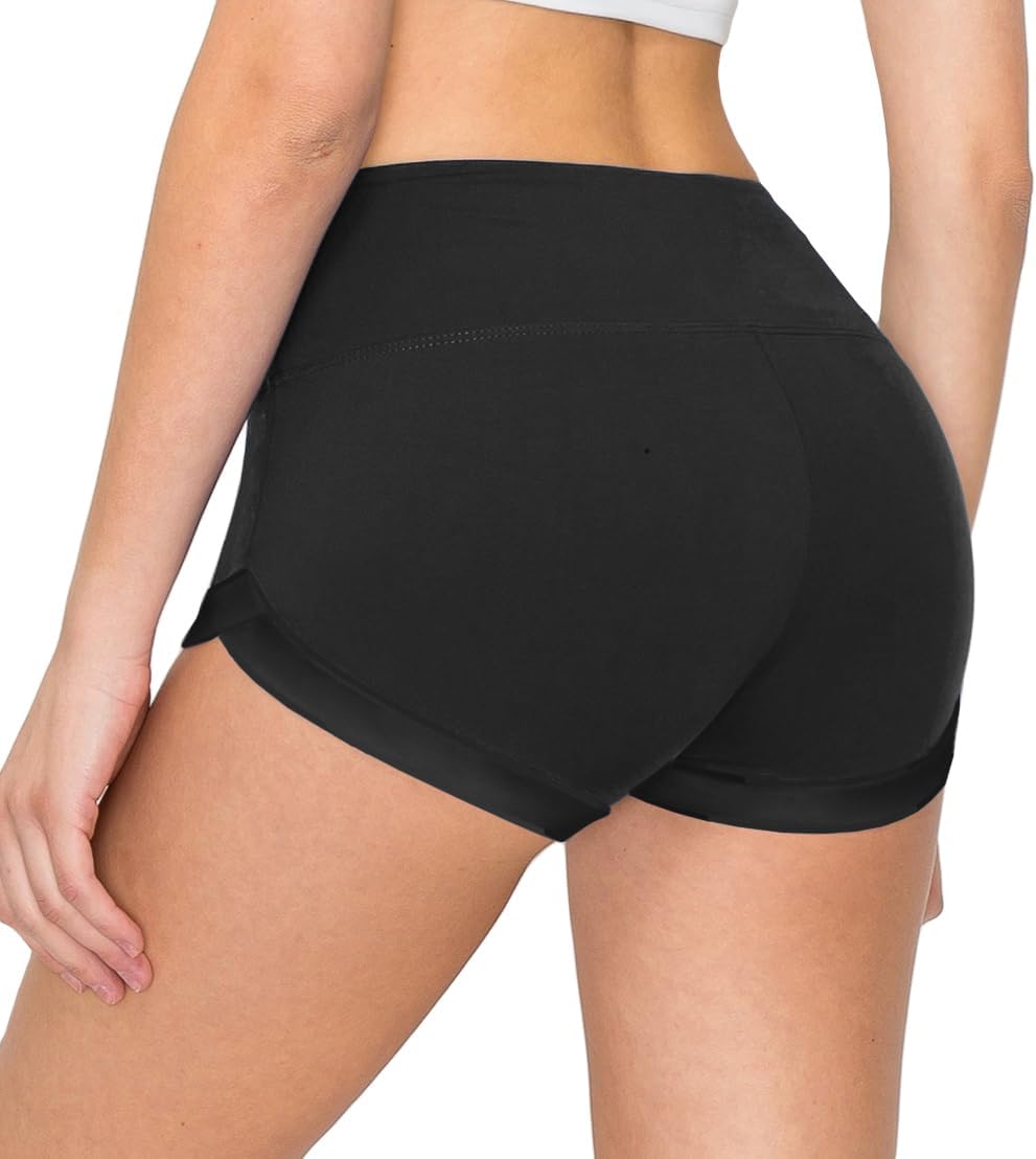 ALWAYS 3 Pack Yoga Shorts – Super Soft Slip Shorts for Women
