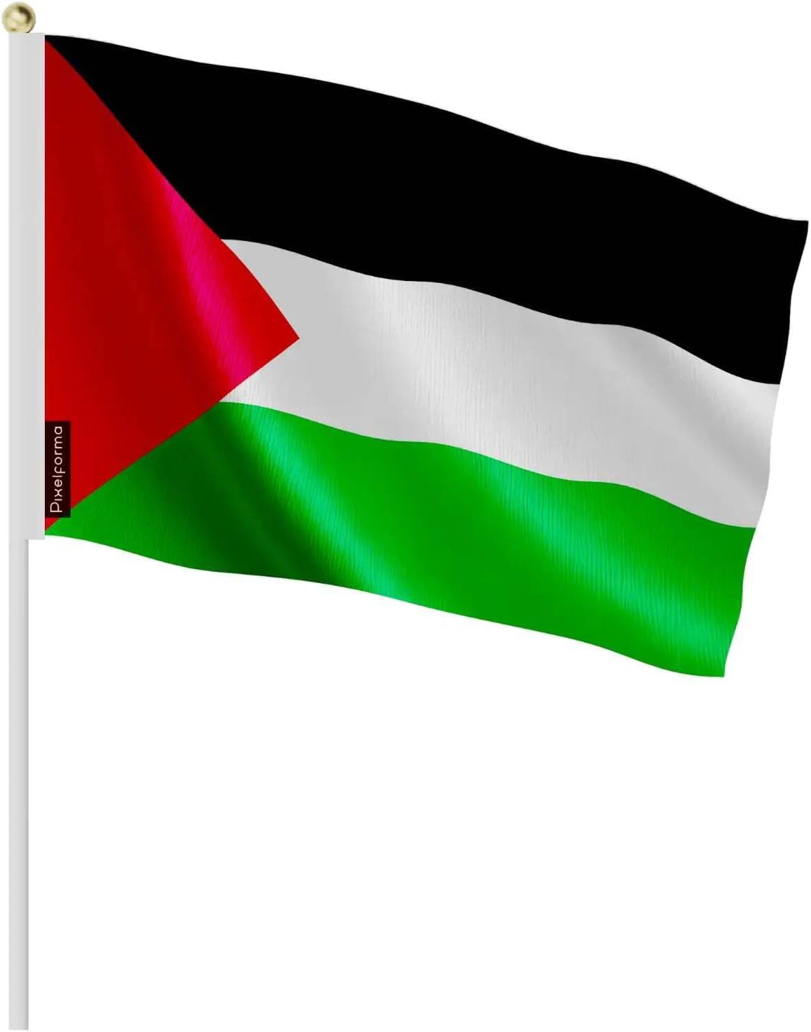 Palestine Mini Flag Pack of 100 14 x 21 cm