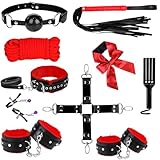Sex Bondage Set Fesselset 10er BDSM Set Erotik SM Sex Spielzeug Augenbinde...