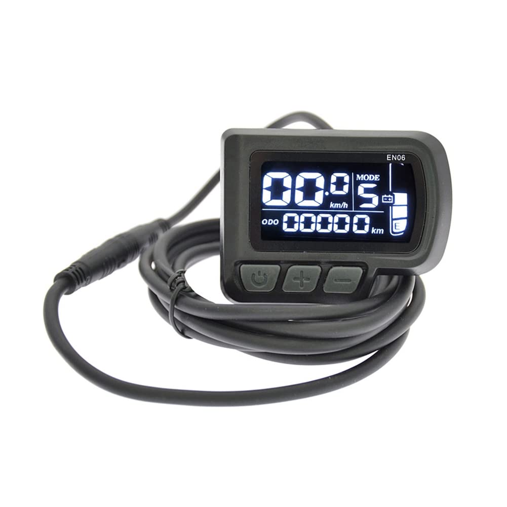 24V 36V 48V Elektrofahrrad EN06 Display SM/Wasserdichter 5-Pin-Stecker LCD-Bildschirm für Ebike-Teilekomponente