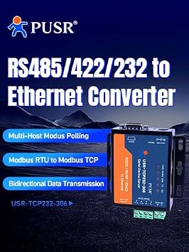 TCP232-306 RS232 RS485 RS422 to Ethernet TCP IP Modbus Gateway Serial Device Server Serial to ethernet converters