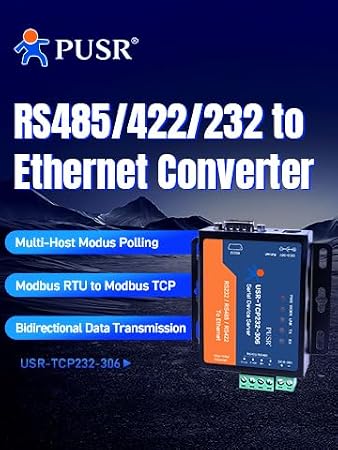 TCP232-306 RS232 RS485 RS422 to Ethernet TCP IP Modbus Gateway Serial Device Server Serial to ethernet converters