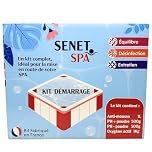 Kit Complet de Traitement pour Spa - Anti-Mousse, Régulateurs de pH et Oxygène Choc - Idéal pour Mise en Route et Entretien, Fabriqué en France
