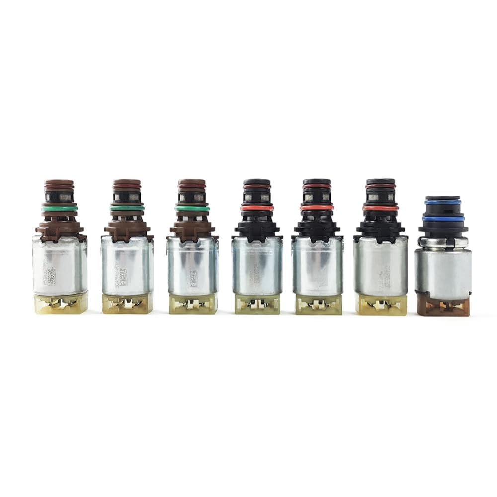 Topteng 7PCS 6R80 Transmission Valve Body Solenoid Kit passend für Ford Expedition 2009-, Navigator 2009-, Ranger 2.2L 3.2L 2011-, Transit 2015-