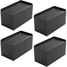Yontree 4PCS Furniture Risers, Bed Risers, Rectangle Risers, 7.5cm, height adjustable for Table, Chair, Couch, Sofa, Washing machine,Cabinet 11.5 x 6 x 7.5cm