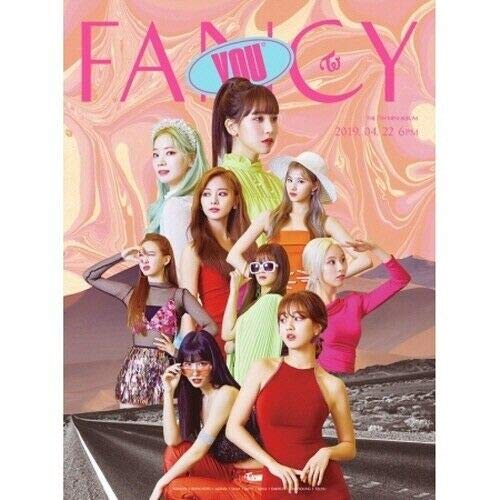Twice - [Fancy You] 7th Mini Album A Ver CD+PhotoBook+1p Fancy Lenticular+5p PhotoCard+1p Fancy Sticker+Tracking K-POP Sealed