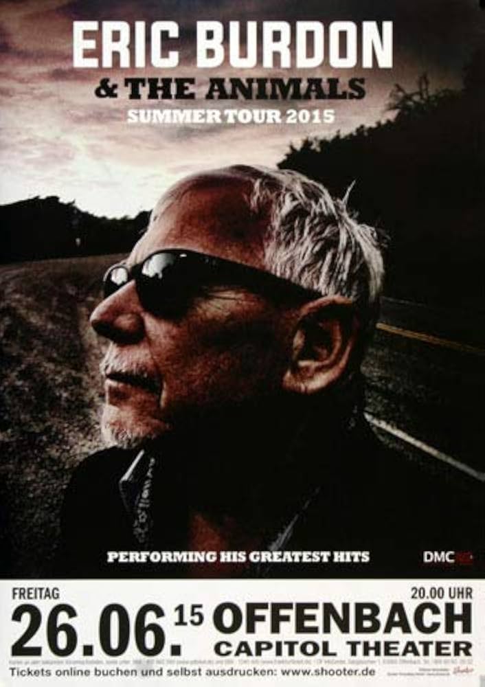 Eric Burdon & The Animals - Greatest Hits 2015 - Poster