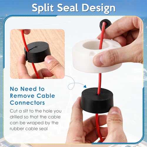 Image of Round Cable Gland,Waterproof Cable Pass Through for Marine Auto Home