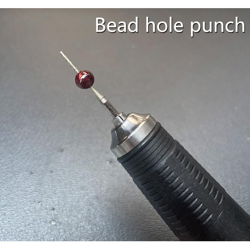 Jade Drill bit, Ceramic Tile Hollow Repair Drill bit, Emery Drill Tool, Rotary Tool Shape Diamond Drill Bits Rotary Diamond Burr Set Punch Drill bit Tool, 8-piece Set