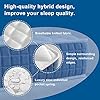 Iyee Nature Double Mattress 4FT6 Hybrid Pocket Sprung Memory Foam Mattress Durable & Skin-Friendly Individually Wrapped Coil Mattresses,Ideal for Adults & Kids-Double Size Mattress 135x190x22CM - Image 6