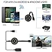 Wireless Display Dongle, 4K WiFi Portable Display Receiver 1080P HDMI Screen Mirroring Compatible with iPhone Mac iOS Android to TV Projector Support Miracast Airplay DLNA No Switching