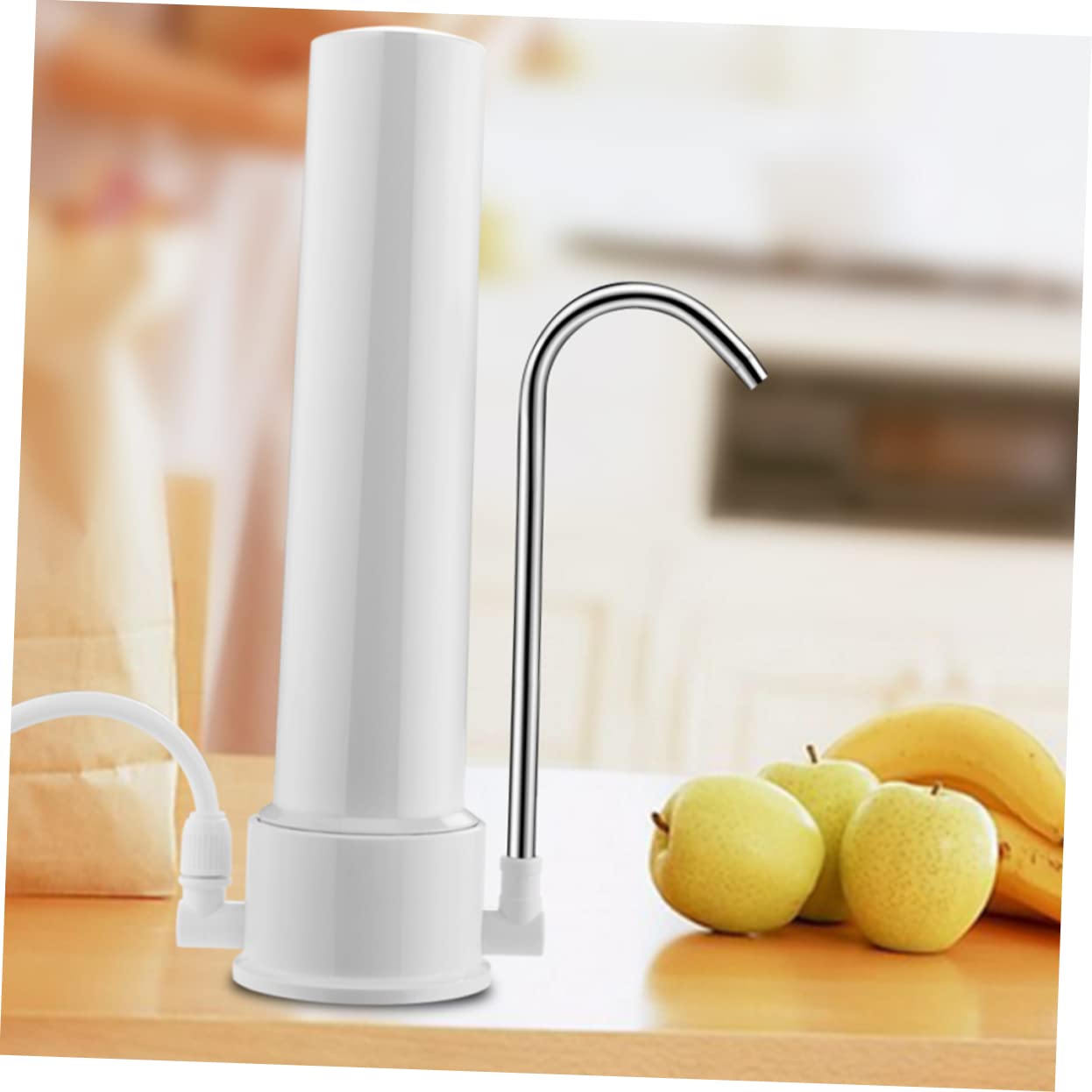 Homoyoyo 1 Set Purificateur D'eau à Robinet Comptoir Filtre Eau Potable à Filtration Physique Système de Purification Adaptable