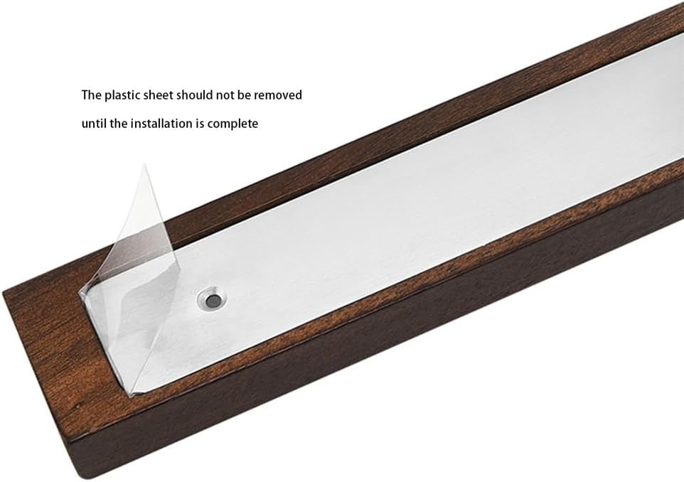 1 Piece Wooden Strip Magnetic Knife Holder Wall Mount Wood Block Magnet Knives Rack Kitchen Tool for Metal Knives