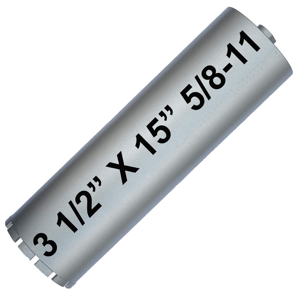 6" Diamond Core Drill Bit for Concrete x16 Long 152x400mm 5/8-11 Thread for Core Bit Adapters Or Angle Grinder Cut Concrete Brick Block Masonry Products fits Any of Our Core Bit Adapters