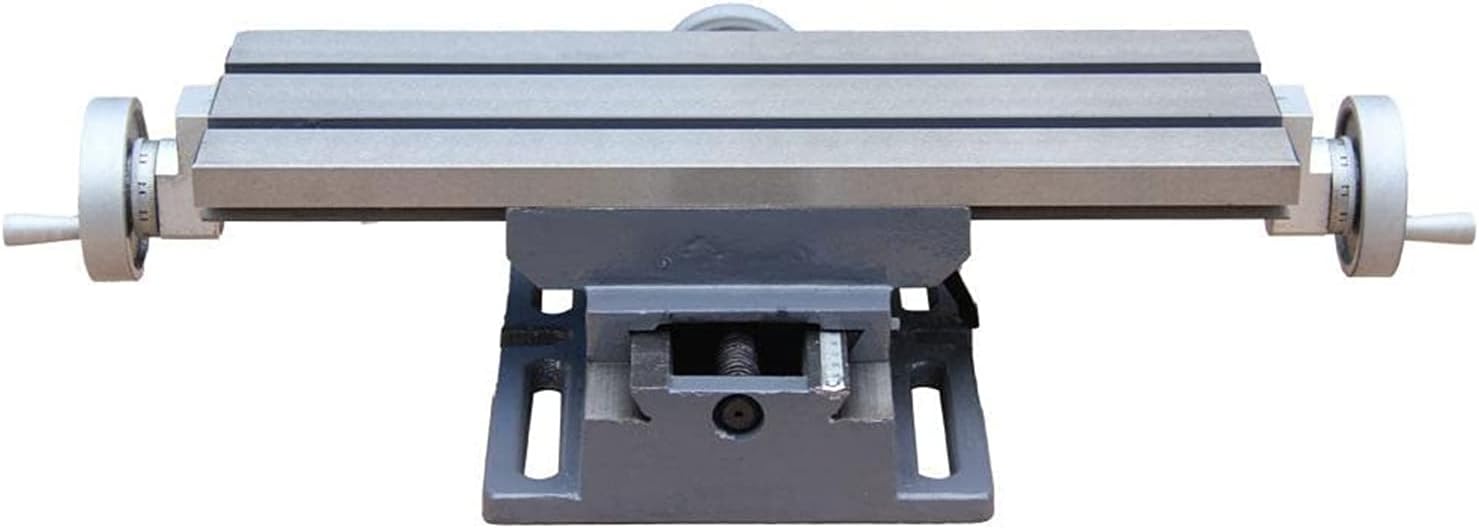 KAKA INDUSTRIAL TC-18-2 Milling Working Cross Table Multifunction Worktable, 10×4.7 Inch Heavy Compound Cross Slide Mill Drill Table