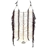 Hand Crafted Authentic Buffalo Hair Pipe Full Chest Plate Bone Breast Plate Native American