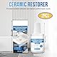 RoserRose 60ml Emaille Reparaturset, 2 StüCk Emaille Reparatur Lack, Badewannenlack Weiß FüR Badewanne, Fliesen, Metall, HeizköRper, Keramik, Waschbecken, MöBel, Ohne Schleifen FüR Kratzer, Schrammen