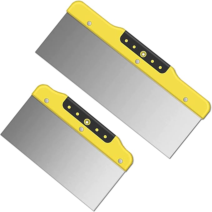 Drywall Taping Knife Set, Stainless Steel Putty Knives Scraper with