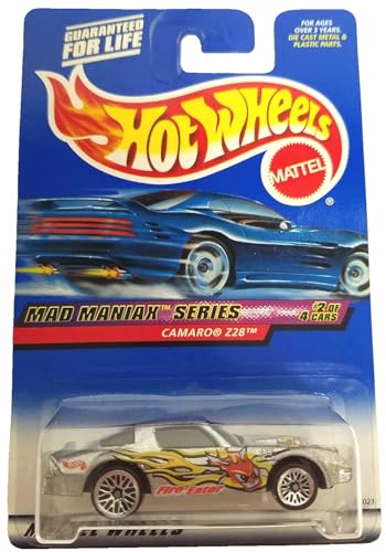 Hot Wheels Camaro Z28, Mad Maniax Series 2/4 [Silver] miniatura 1