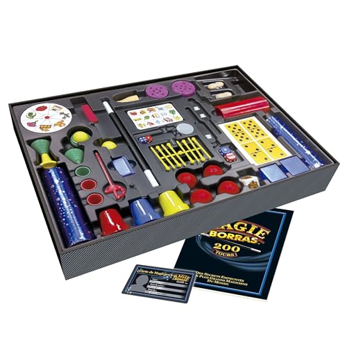 Educa Magie Borras 200 Tours. Jeu de magie avec les 200 tours les plus originaux et amusants les apprentis magiciens verront tous les tours expliqués pas à pas sur DVD + 16045 - vue 4