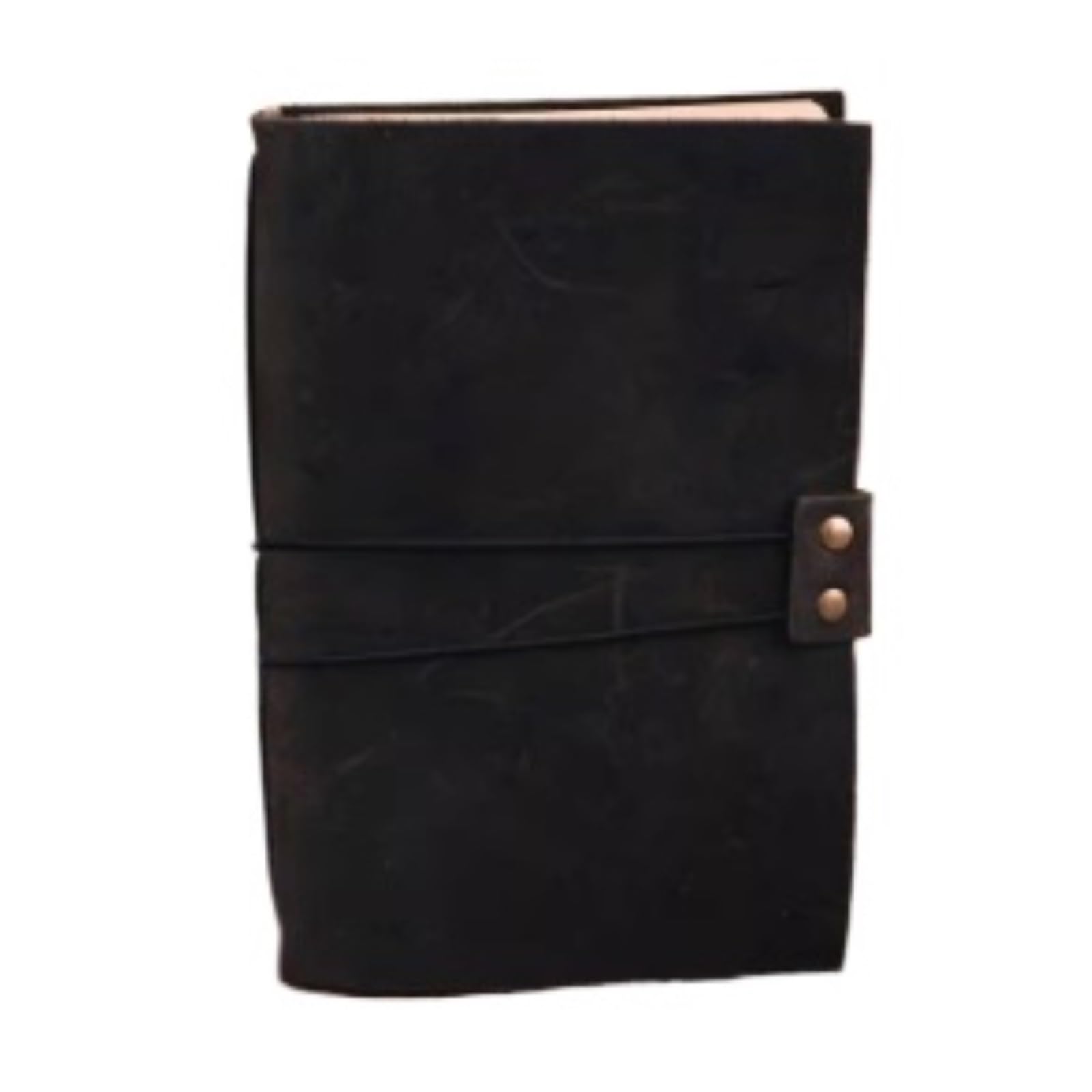 Notatnik Podróży Retro Notesy, Ręcznie Robione Pamiętniki, Przenośne Zeszyty Ćwiczeń Codziennego Pisania(Black)