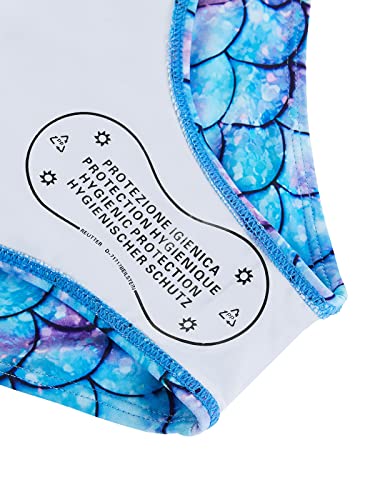 Girls One Shoulder Floral 1-Piece Swimsuit Ruffle Flounce Printed Bathing Suit Mermaid #TOP4