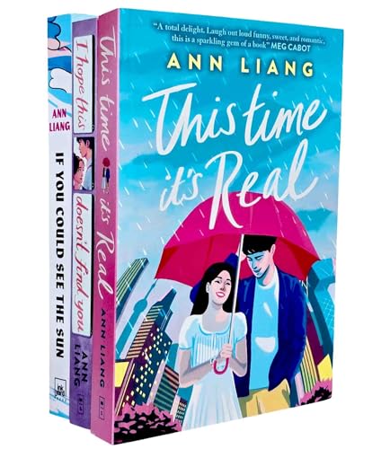 Ann Liang 3 Books Collection Set (This Time It's Real, If You Could See the Sun &amp; I Hope This Doesn't Find You)