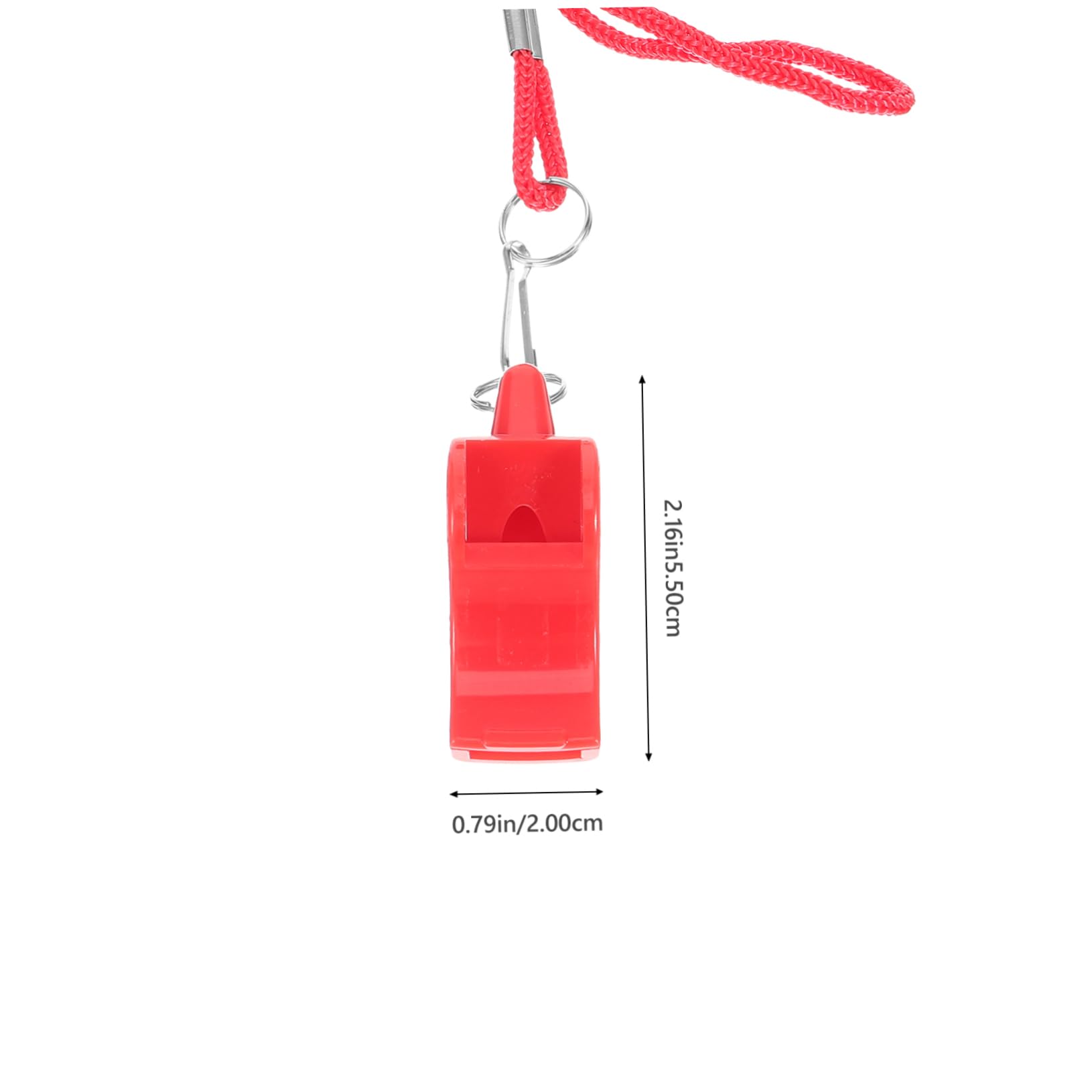 GANAZONO 3Pcs Outdoor Whistle Emergency Survival Whistles with Lanyard Loud Sound for Camping Hiking Fishing Bird Training Durable Multi Use Safety Tool