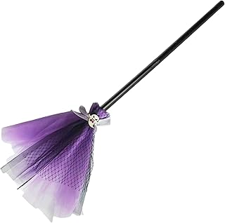 Halloween Hexenbesen Für Kinder | Halloween Kostüme Requisiten Hexenbesen - Partyzubehör Rollenspiel Spielzeug Für Mädchen Kinder Geburtstag Kostümparty Schulfest Gruselhaus Veranstaltungen