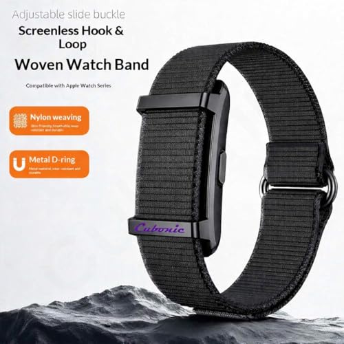 Image of Cubonic Vytal Edge- Track What Matters Smart Band Bracelet Health Wristband Fitness Tracker for Heart Rate, Sleep, Steps, Activity & Body Temp, Upto 30 Days Battery, No Subscription App (Black)