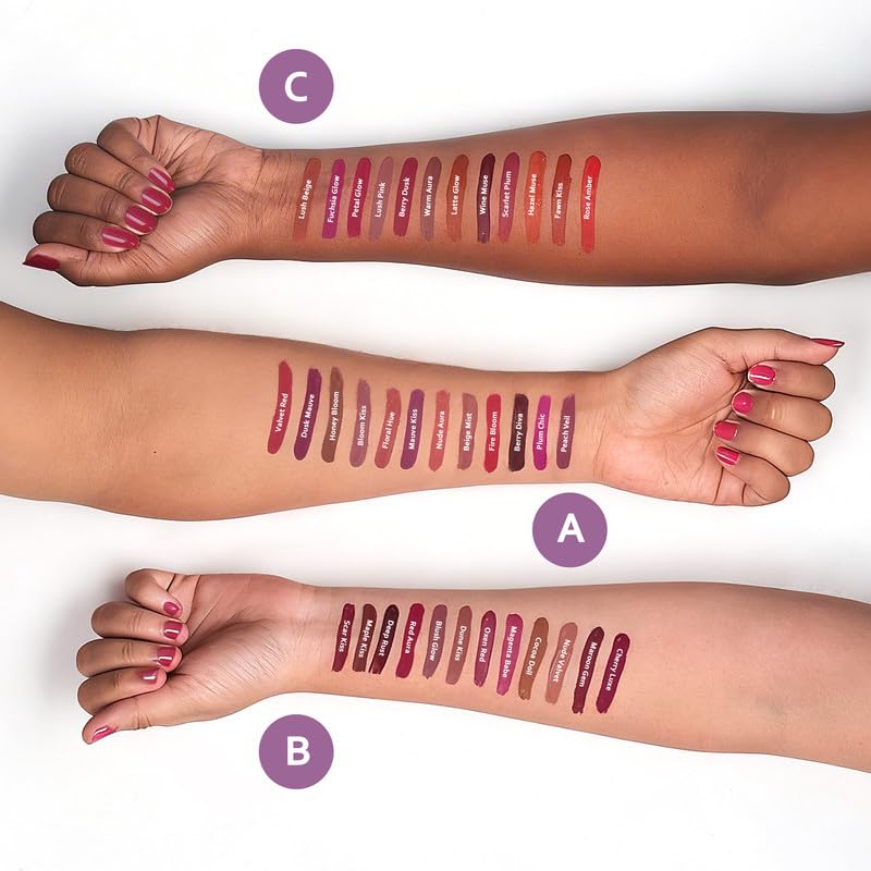 Image of BARELOVE Master of Matte Liquid Lipstick for Women with Matte Finish One Swipe Application | Glides Smoothly | Highly Pigmented | Long Lasting | Transferproof | Waterproof | 9 ml | 807-Petal Glow