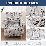 HAOYONG Banquet Armchair Slipcover Stretch Chair Covers 1-Piece Nonslip Armchair Sofa Covers Soft Arm Chair Cover Removable Washable Single Couch Covers Furniture Protector for Living Room - Image 2