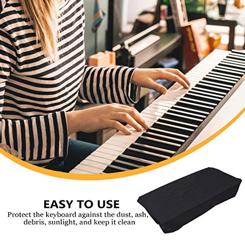 ARTIBETTER Tampa Do Teclado de Piano Preto 61 Teclas Do Teclado de Piano Digital Elétrico Tampa Prot