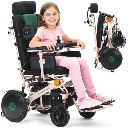 Travel Friendly Child Power Wheelchair for Disability & Cerebral Palsy,
