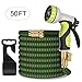 Produktbild ERAY Gartenschlauch Flex 50ft (15m), 9 Multifunktionsdüse/Dreifacher Latex-Kern/Beständig und Frostsicher, Flexibler Wasserschlauch für Gartenarbeit, Schwarz+Grün, Aktualisierte Version 2019